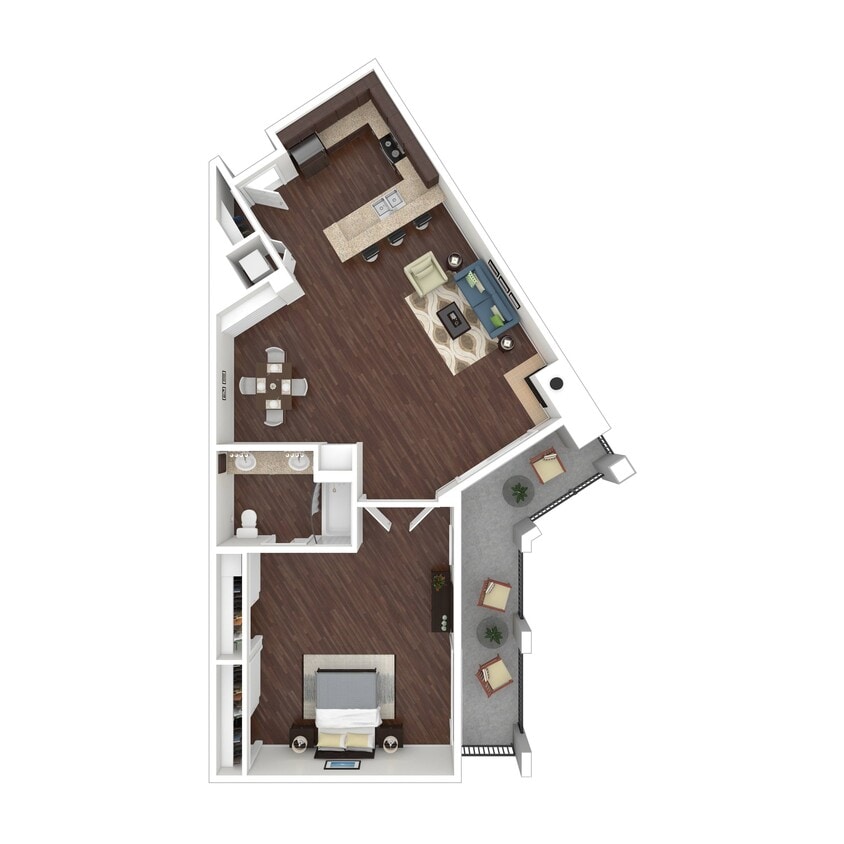Floor Plan - A4 - The Villa at Marina Harbor