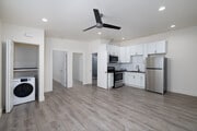 2BR, 1BA - 925SF - Kitchen/ Living Room - Parkway Plaza Apartments