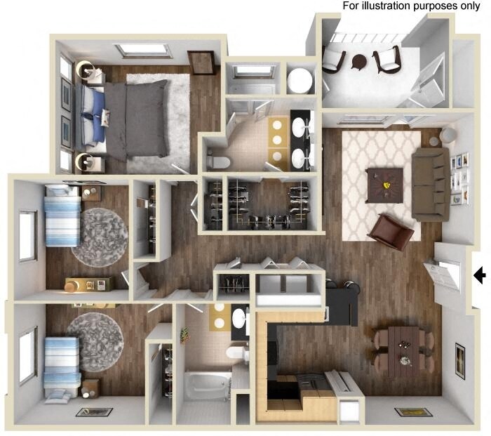 Floor Plan - 40d 3x2