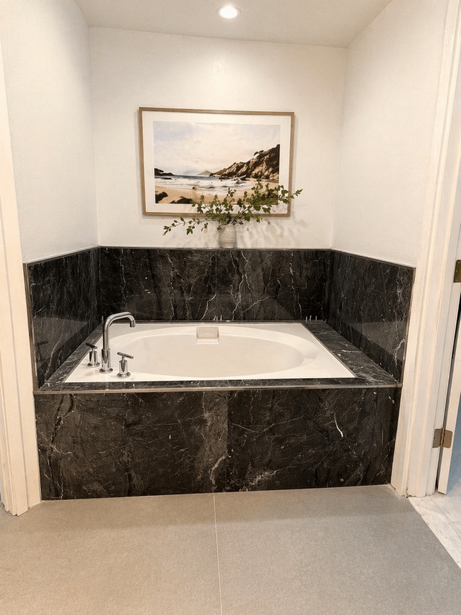 New primary bathroom tub - 395 E 4th St Unit 5