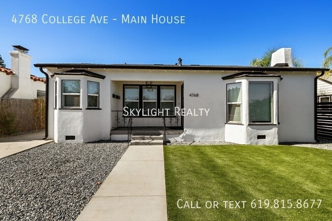 Building Photo - 4768 College Ave Unit Main House