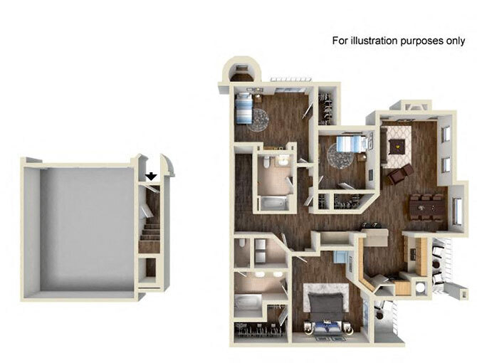 Floor Plan - Residence Four Upper