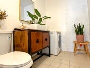 Hallway restroom with washer - 1369 Helen Dr Unit B