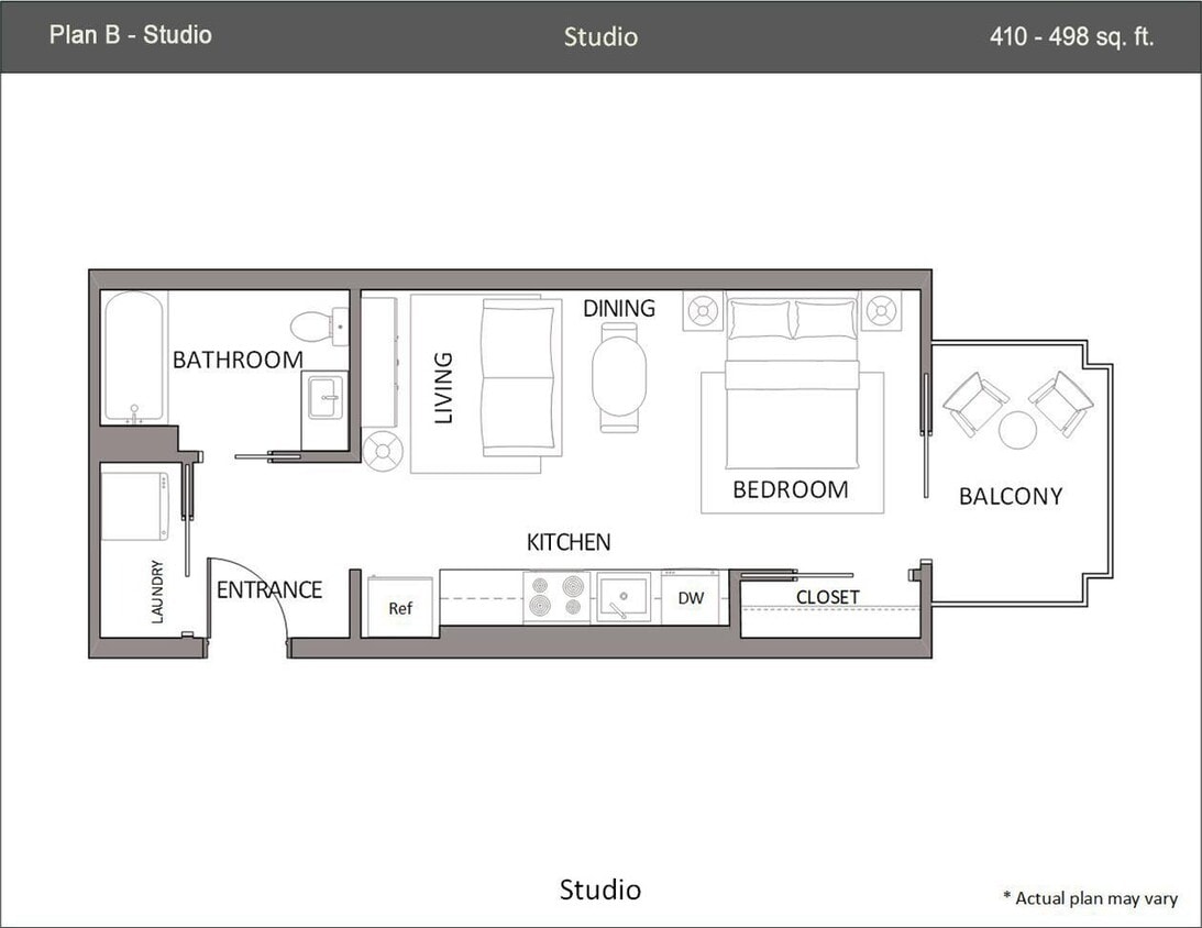 Floor Plan - Studio B