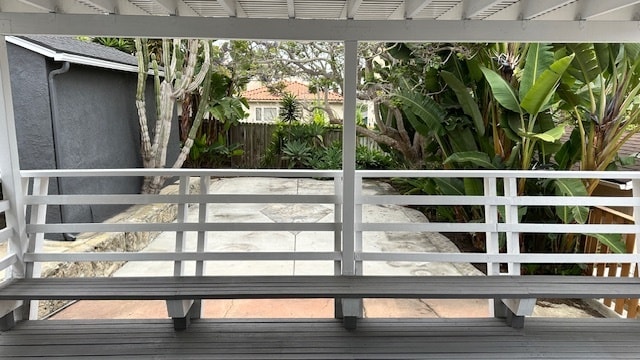 back yard view from bedroom - 636 10th St House