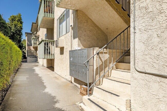 Left Walkway - Lido Apartments - 3671 Midvale Ave