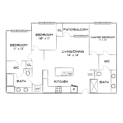 Floor Plan - Design 3A20