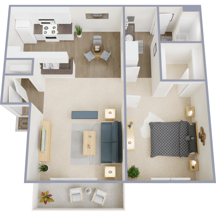 1B_750_Overhead_749507.png - Park City - 1 Bed 1 Bath