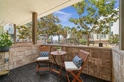 The first of three patios - 1651 Topanga Condo