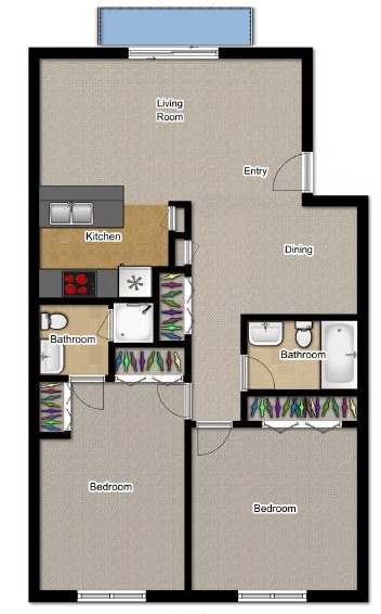 Bali - 2BR/2.0BA