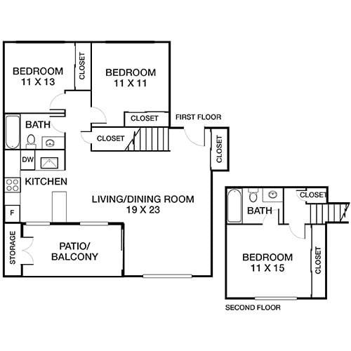 Floor Plan - LaCosta Townhome
