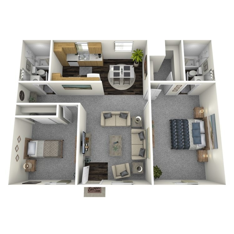 Overhead_649429.jpg - Two Bedroom Two Bathroom
