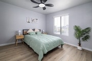 Sand - Remodeled Bedroom - Salt & Vine Oceanside Apartments