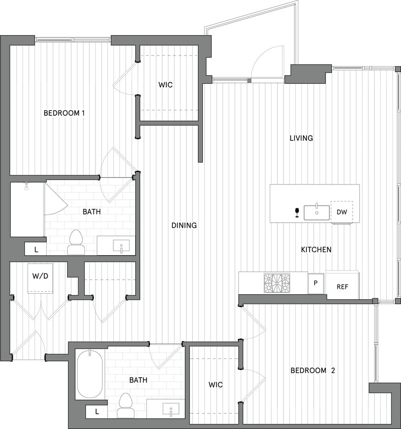 Floor Plan - 2B.B