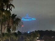 Sea World Drone Show from patio - 2540 Clairemont Dr Unit 307