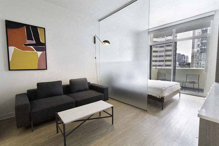 Floor Plan - Furnished Co-Living One Bedroom and Private Bat...