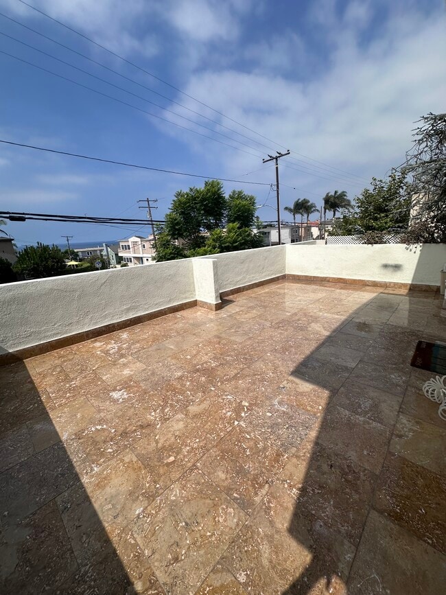 Huge balcony with ocean view - 1734 Prospect Ave Apartments Unit B