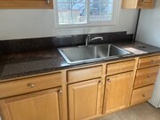 granite counters with newer stainless sink - 1126 E Palmer Ave Unit B