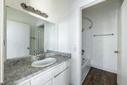 2BR, 1BA - 800SF - Bathroom - Magnolia Villas