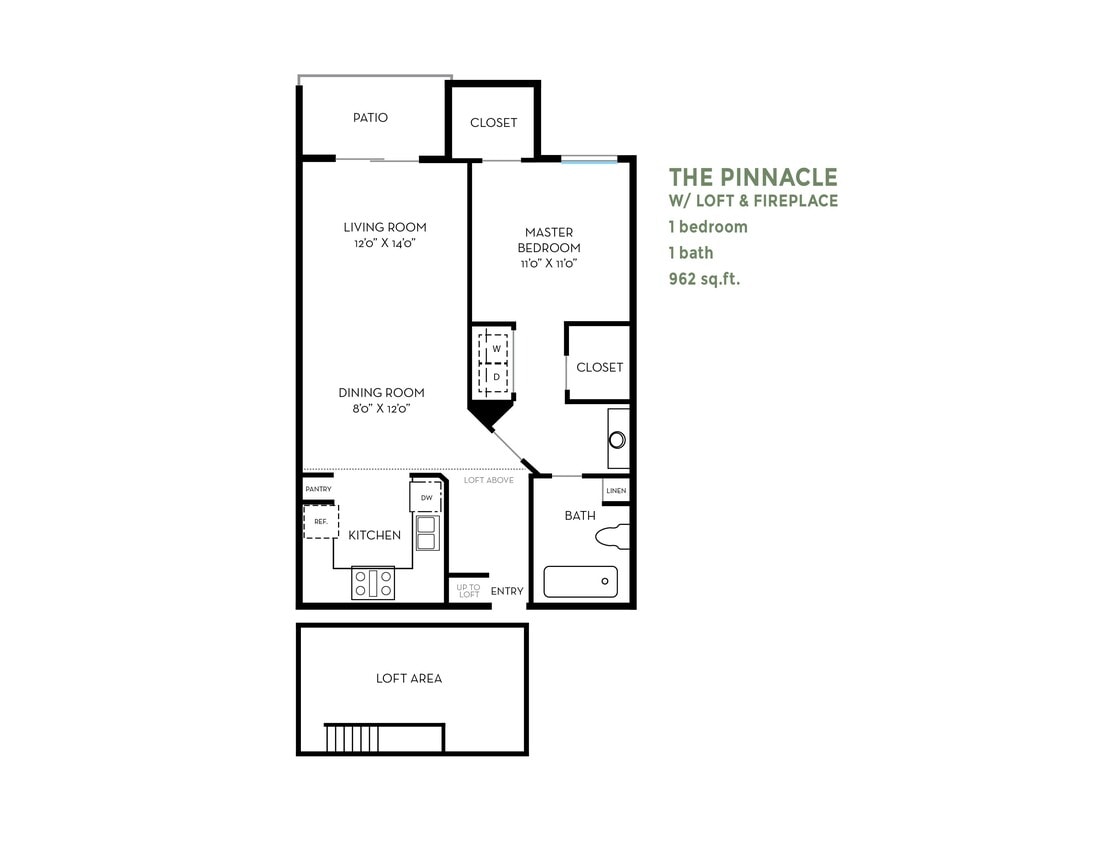 Floor Plan - Pinnacle with Loft
