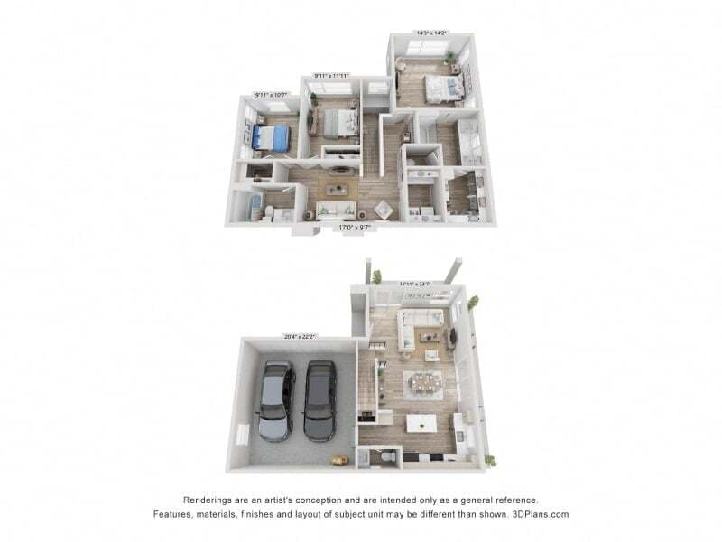 Floor Plan - The Valencia