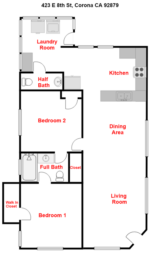 Photo - REMODELED 2 BED, 1.5 BATH IN CORONA