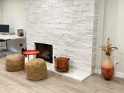 Nice fireplace - 15508 Williams St Condo Unit E