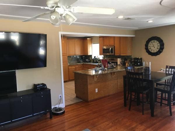 Open Plan Viee from Liiving area - 1845 Reed Ave House