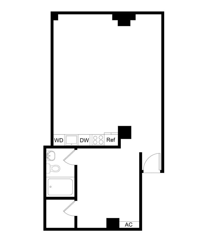 Floor Plan - Studio 1