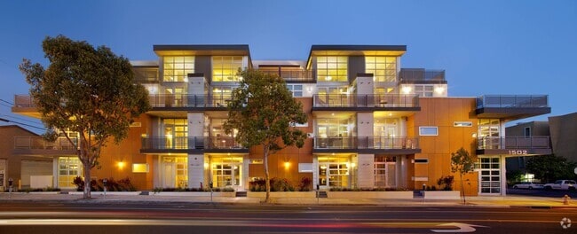 Enchanting Nightscape: Bixby Apartments Exterior View - Bixby Rental