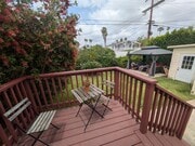Deck & Backyard - 607 N Formosa Ave Apartment Unit A