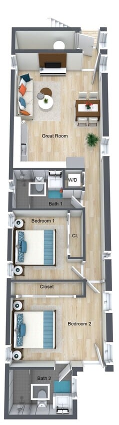Floor Plan - Building 9820 First Floor