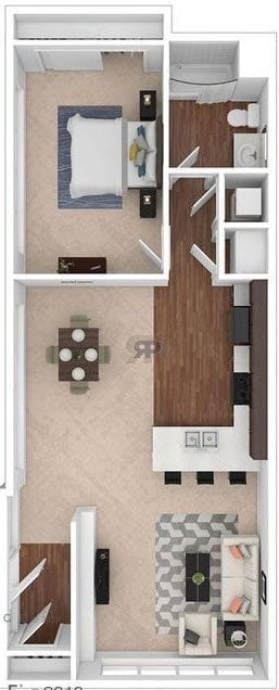 Floor Plan - One Bedroom - 6