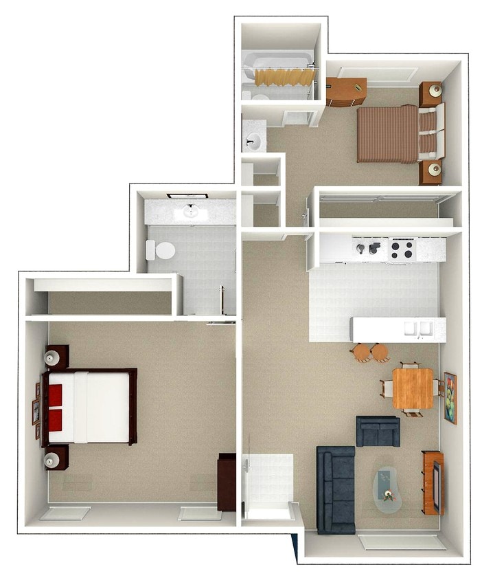 2BR/1.5BA - 21BH