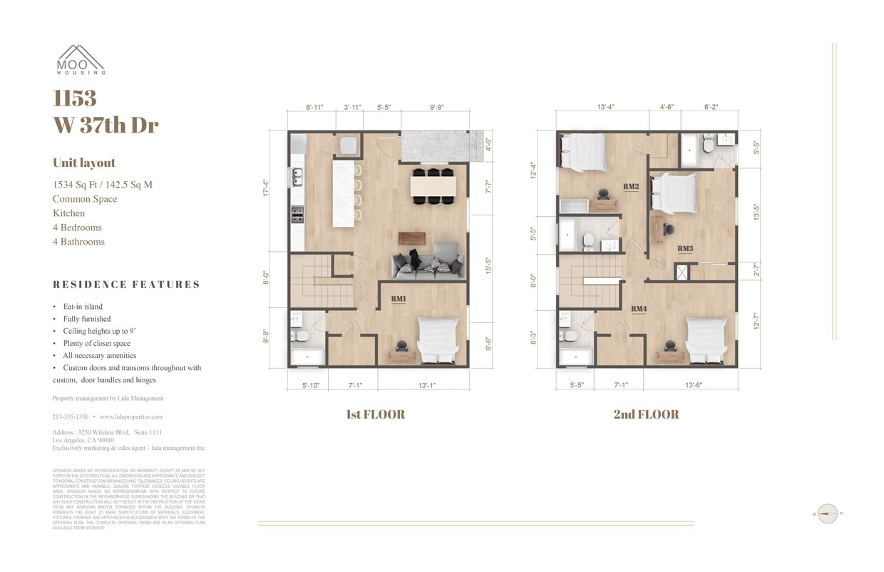 Floor Plan - Private Room at 1153 W 37th Dr (DPS)
