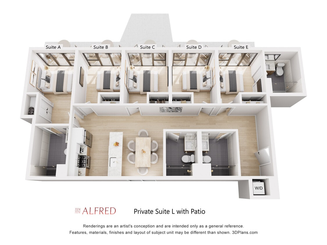 Private Suite L with Patio - Private Suite L with Patio