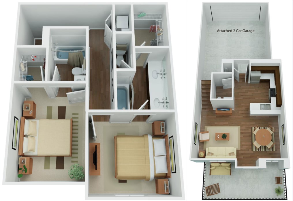 Encanto - Doral - 2 Beds - 2 Baths - 1222 Sq. ft. - Doral