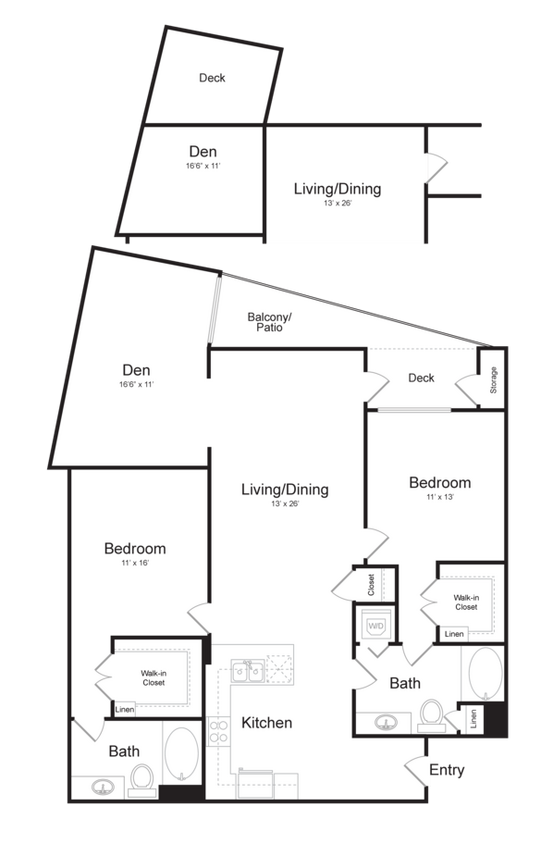 Floor Plan - B5 + Den