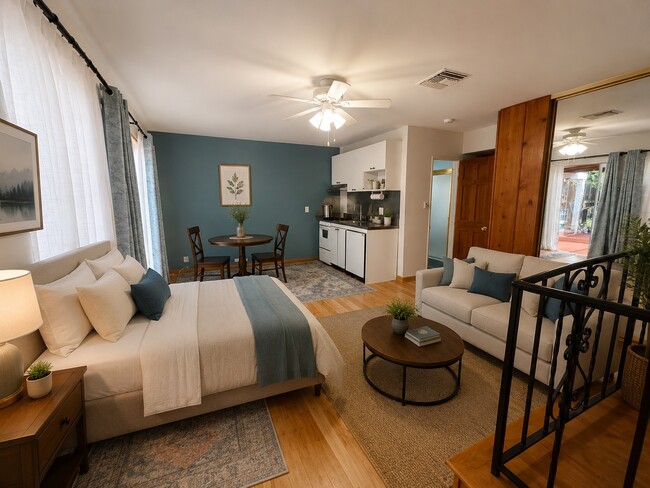 Interior staged by AI - 21313 San Miguel St Unit Turiya Mandir