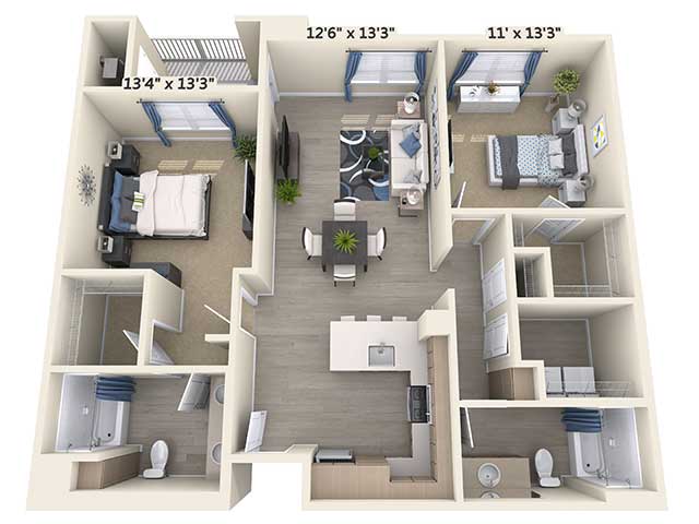 Floor Plan - B3-1211sq