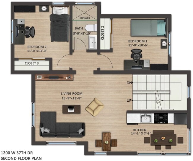 Photo - 1200 W 37th Dr Unit Room 1
