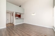 1BR, 1BA - 900SF - Living Room - Cherokee Courtyard Apartments