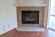 Gas-powered fireplace - Corinth Apartments