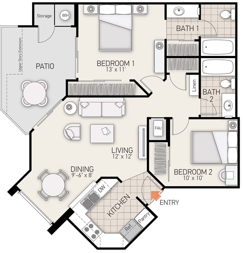 Floor Plan - Harvard - Plan B