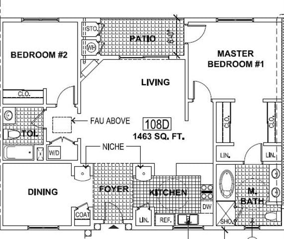 2BR/2BA - 2 Bed, 2 Bath