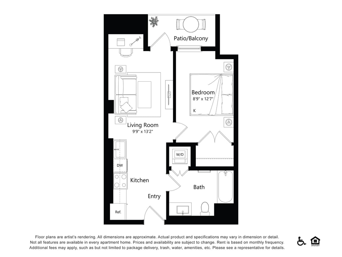 Floor Plan - 501-Broadway_1B5