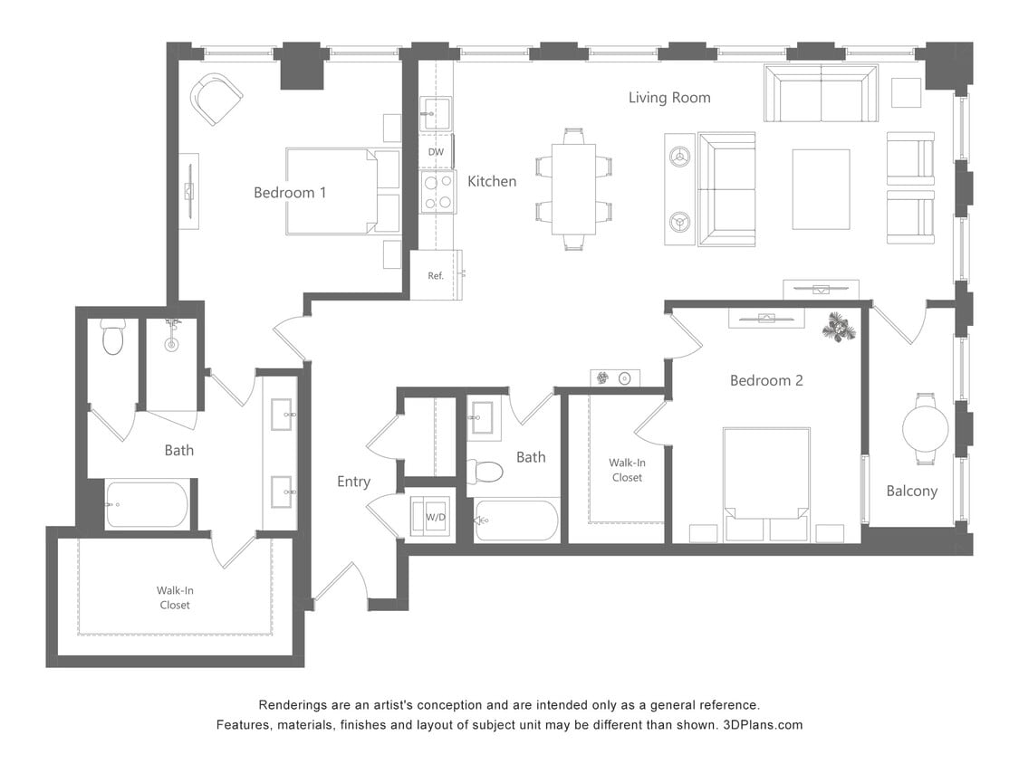 Floor Plan - P1 & P2