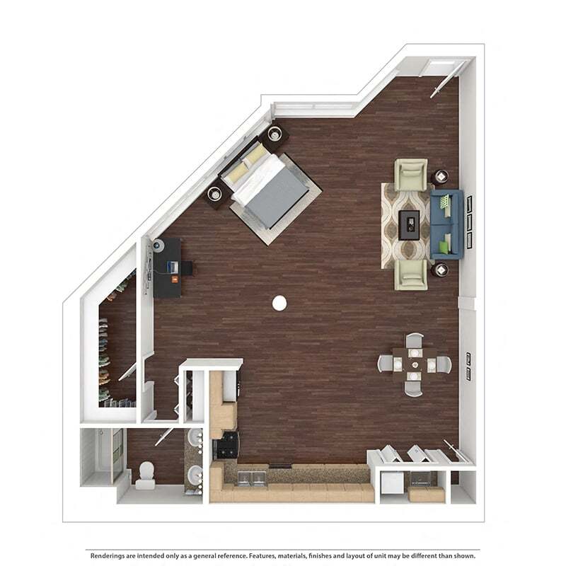 Floor Plan - Waterfront Loft B