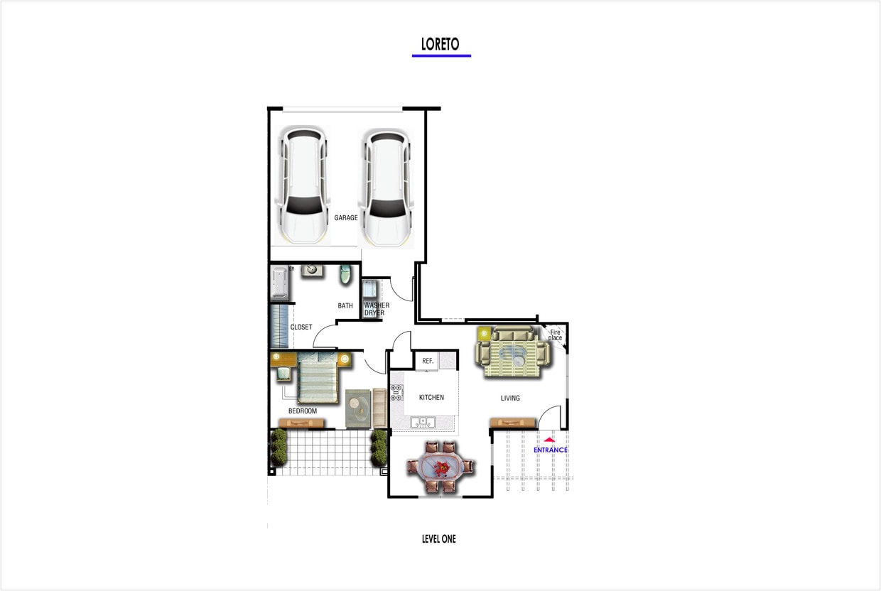 1 Bed/1Bath - Loreto