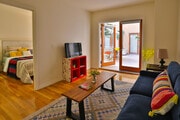 Cozy interior courtyard units - Blackstone Apartments